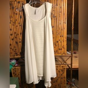 Beautiful unique ivory dress